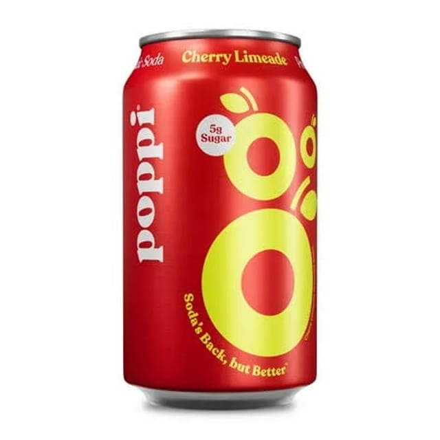 Cherry Limeade Poppi.
