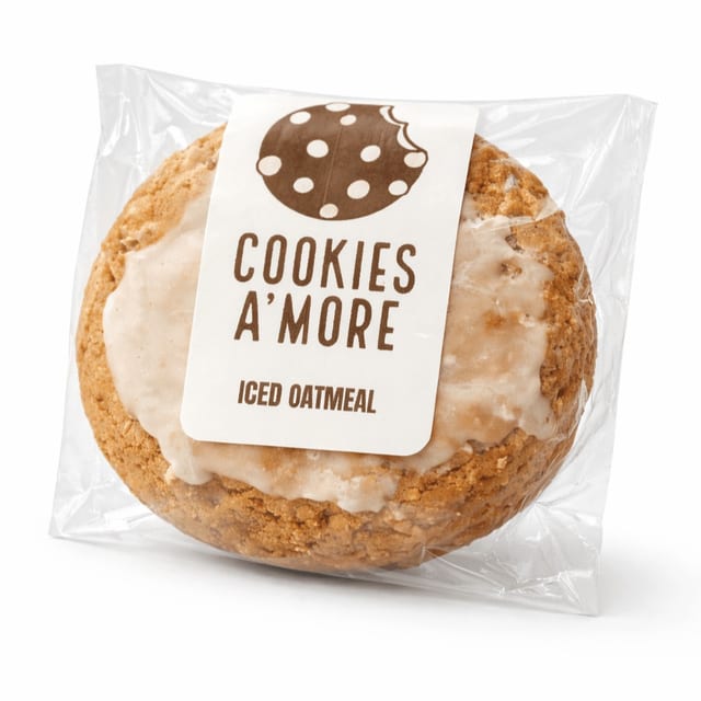 Iced Oatmeal Cookie.