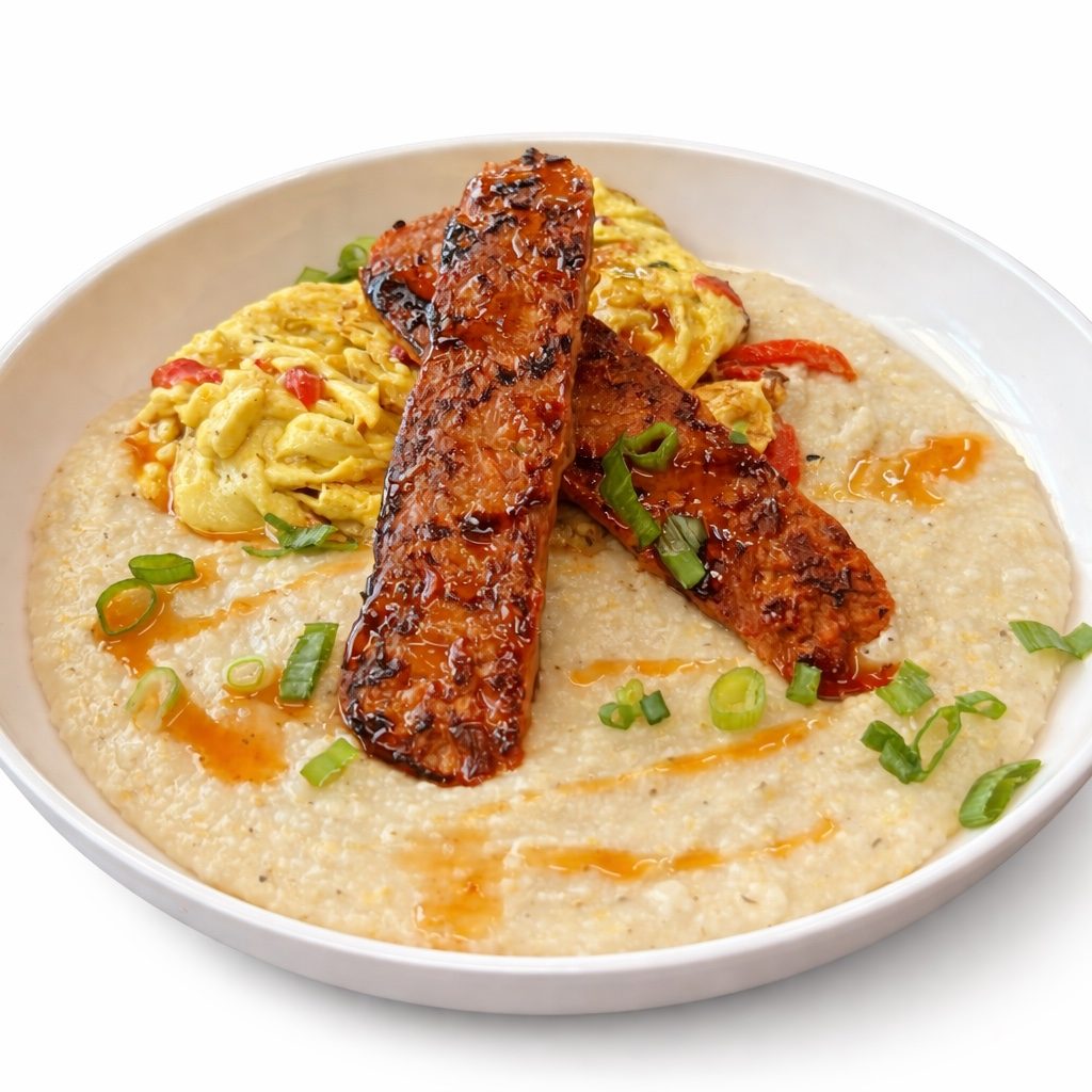 Grits, Egg & Sausage.