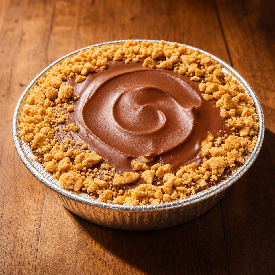 Chocolate Peanut Butter Mini Pie.