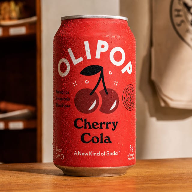 Cherry Cola Olipop.