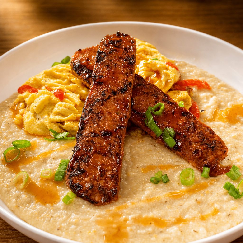 Grits, Egg & Sausage.