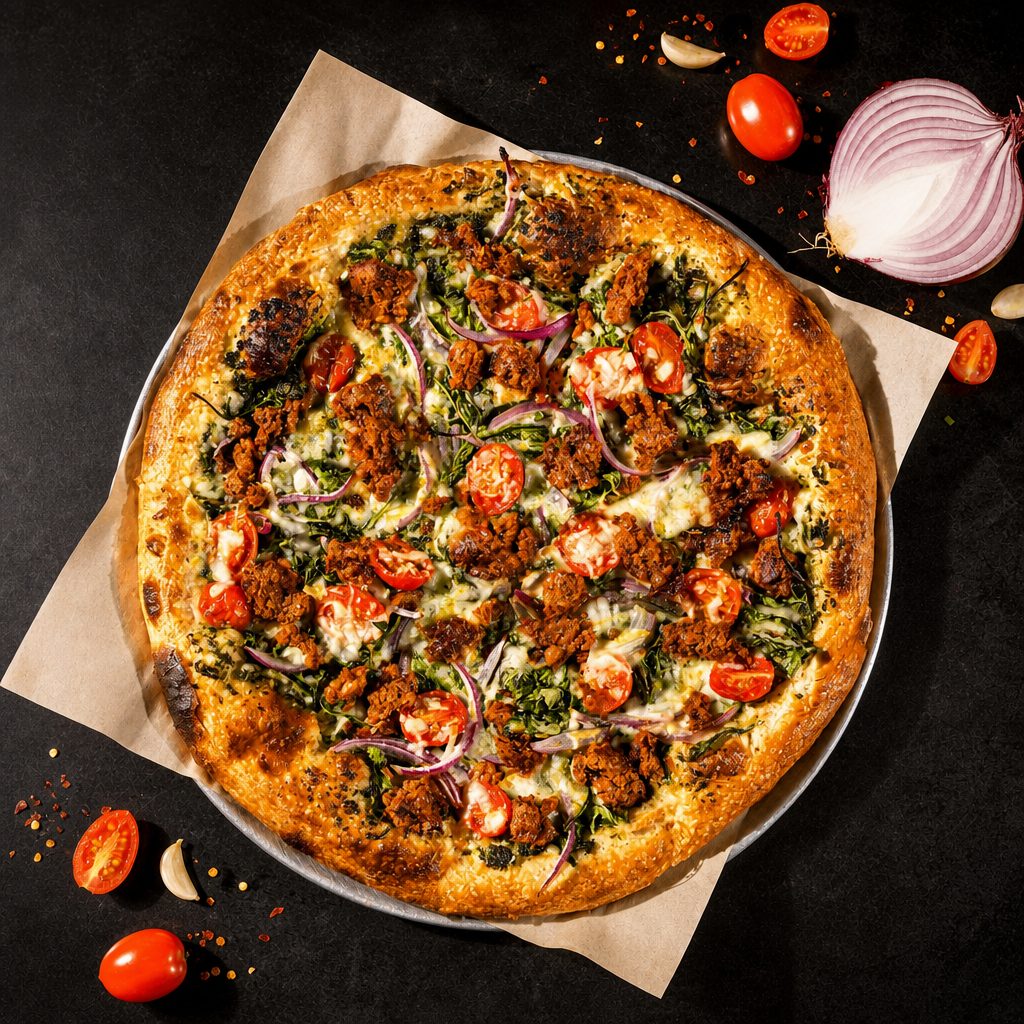 Pesto Pizza.
