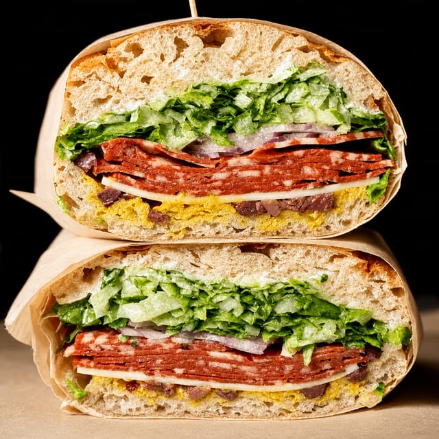 Salami Sandwich.