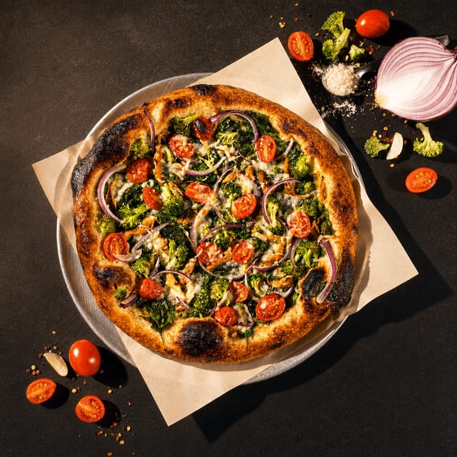 Roasted Veggie Pizza.