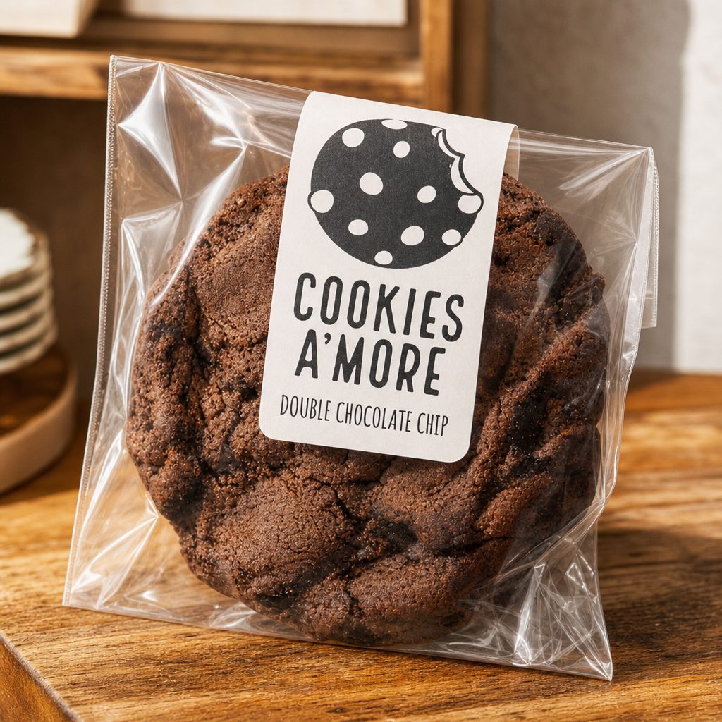 Double Chocolate Chip Cookie.